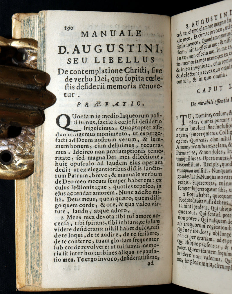1718 Rare Venetian Edition – Meditationes by Saint Augustine in Vellum