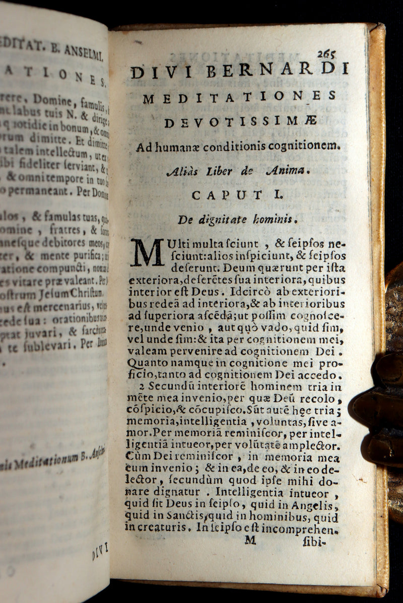 1718 Rare Venetian Edition – Meditationes by Saint Augustine in Vellum