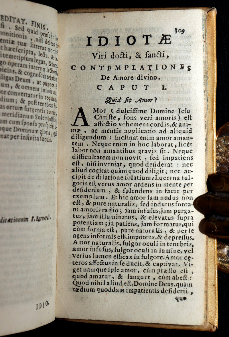 1718 Rare Venetian Edition – Meditationes by Saint Augustine in Vellum
