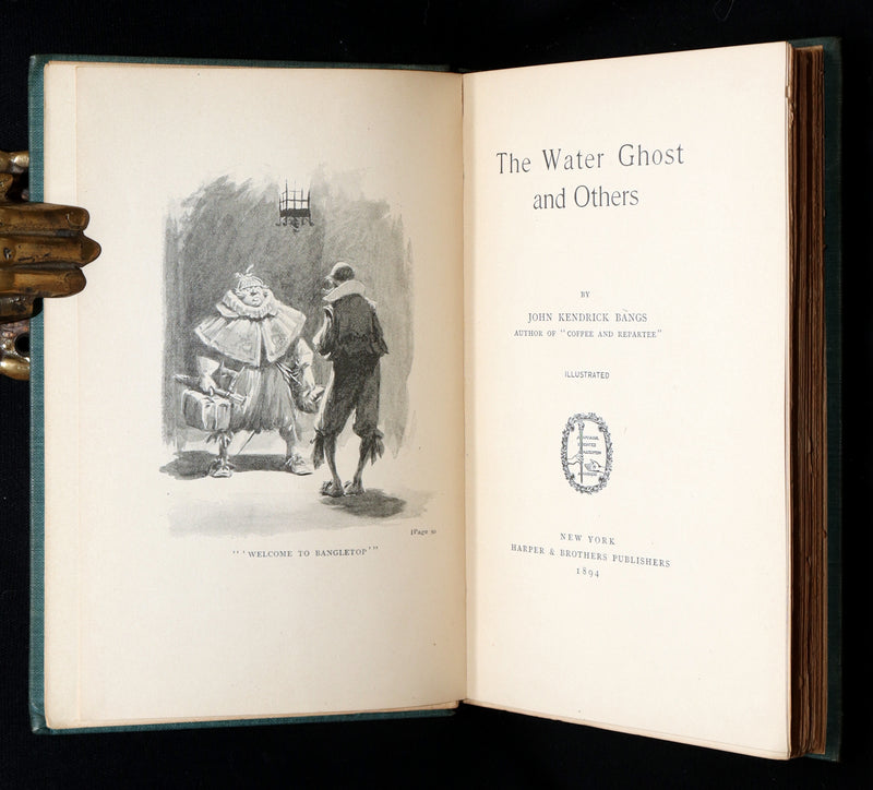 1894 Rare First Edition - The Water Ghost and Other Ghost Stories by J.K. Bangs