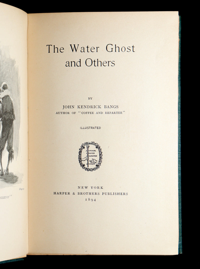 1894 Rare First Edition - The Water Ghost and Other Ghost Stories by J.K. Bangs