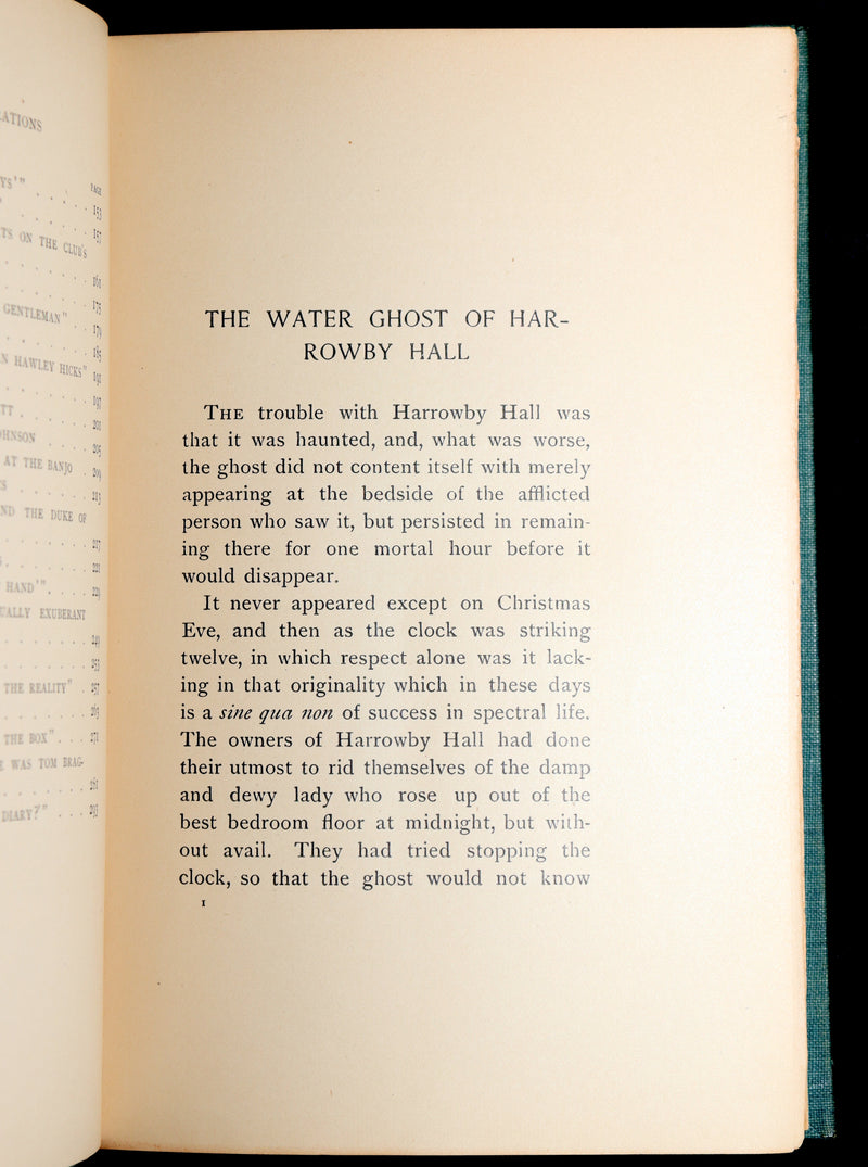 1894 Rare First Edition - The Water Ghost and Other Ghost Stories by J.K. Bangs