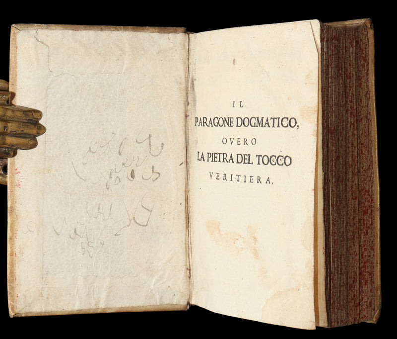 1682 Rare Italian Theological Treatise - Paragone Dogmatico by Innocenzo Pencini