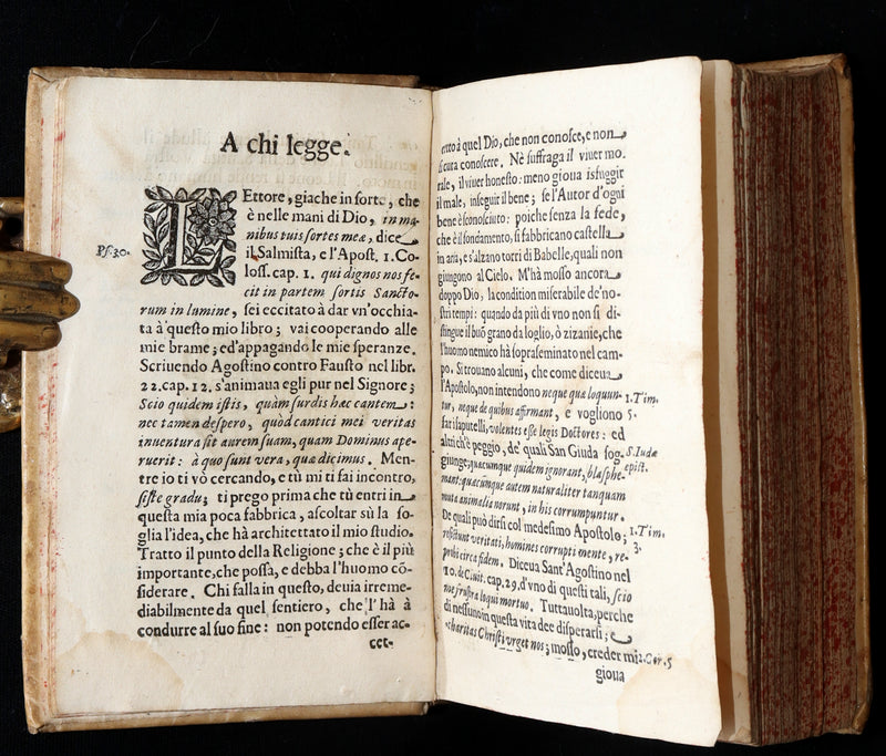 1682 Rare Italian Theological Treatise - Paragone Dogmatico by Innocenzo Pencini