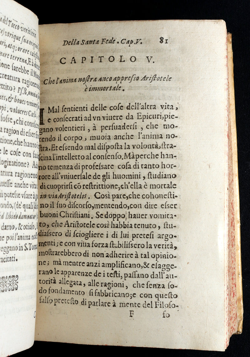 1682 Rare Italian Theological Treatise - Paragone Dogmatico by Innocenzo Pencini