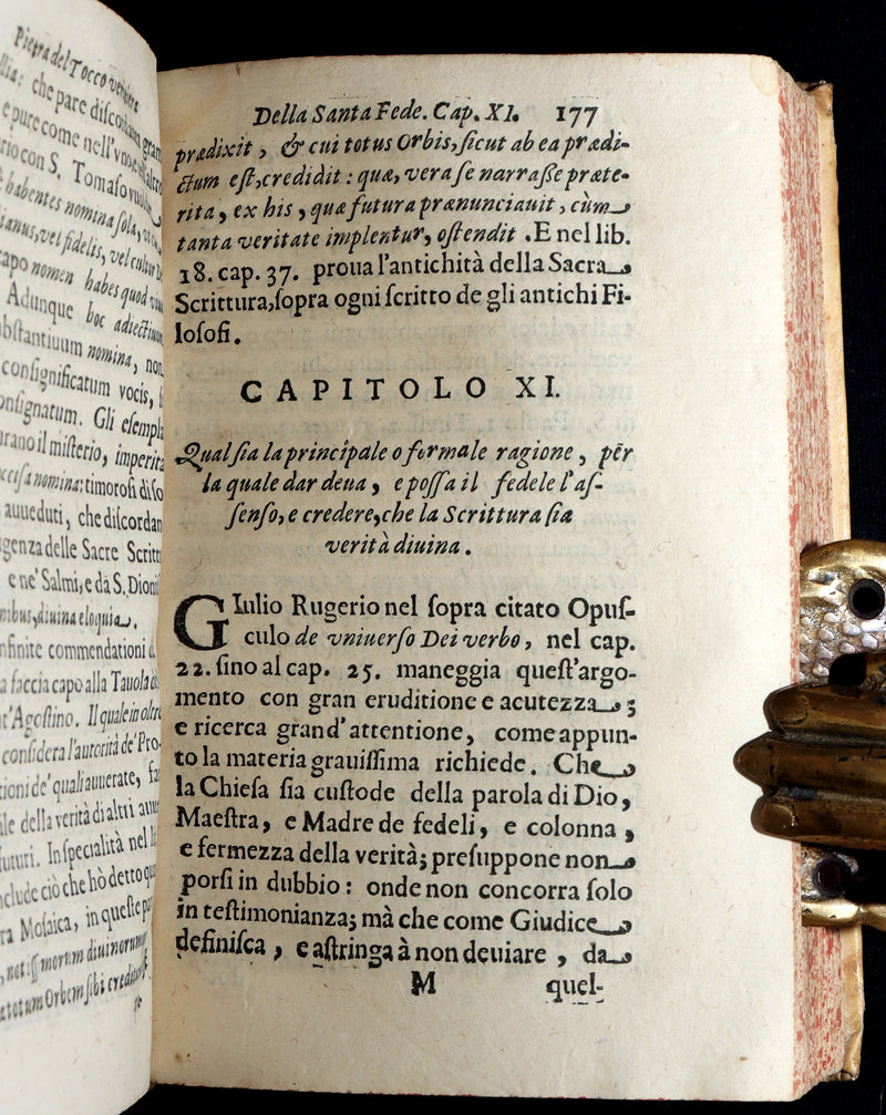 1682 Rare Italian Theological Treatise - Paragone Dogmatico by Innocenzo Pencini