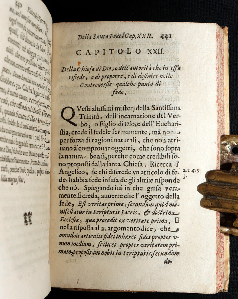 1682 Rare Italian Theological Treatise - Paragone Dogmatico by Innocenzo Pencini