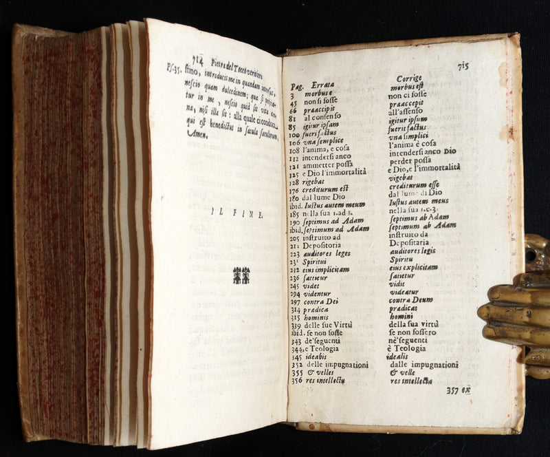 1682 Rare Italian Theological Treatise - Paragone Dogmatico by Innocenzo Pencini