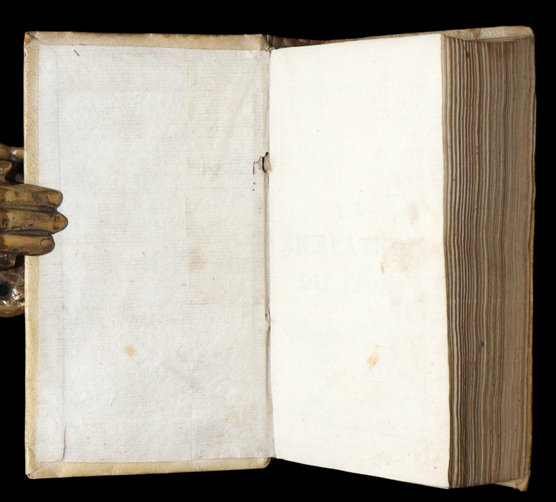 1660 Rare Italian Jesuit Philosophical Treatise - La Ricreatione del Savio
