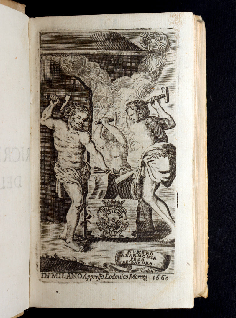 1660 Rare Italian Jesuit Philosophical Treatise - La Ricreatione del Savio