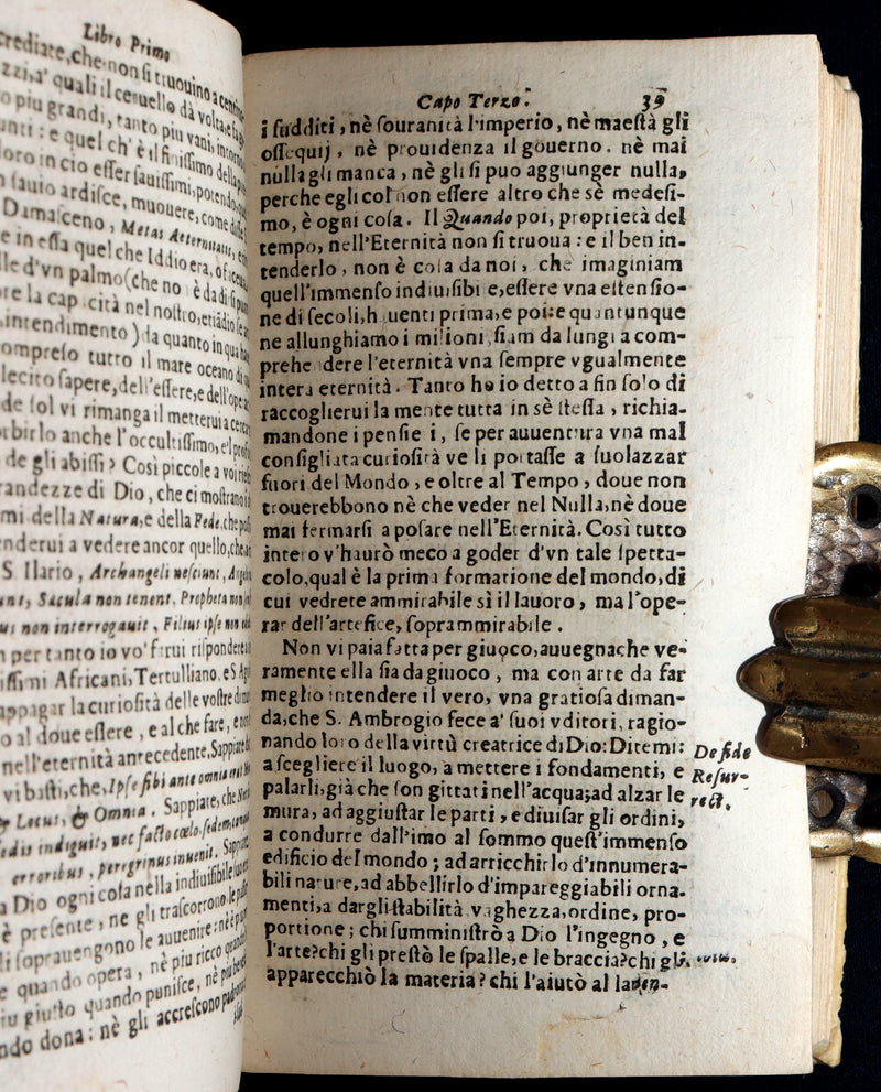 1660 Rare Italian Jesuit Philosophical Treatise - La Ricreatione del Savio