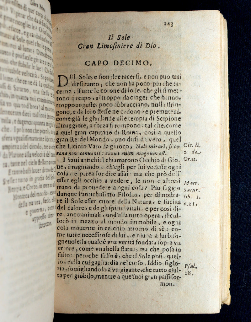 1660 Rare Italian Jesuit Philosophical Treatise - La Ricreatione del Savio