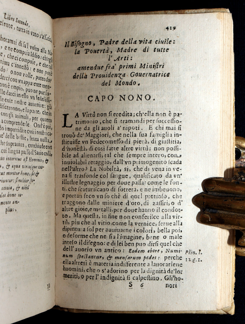 1660 Rare Italian Jesuit Philosophical Treatise - La Ricreatione del Savio