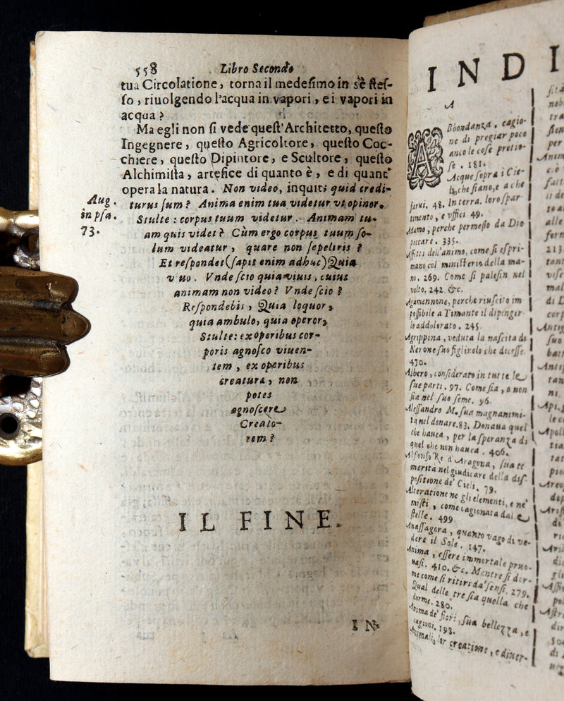 1660 Rare Italian Jesuit Philosophical Treatise - La Ricreatione del Savio