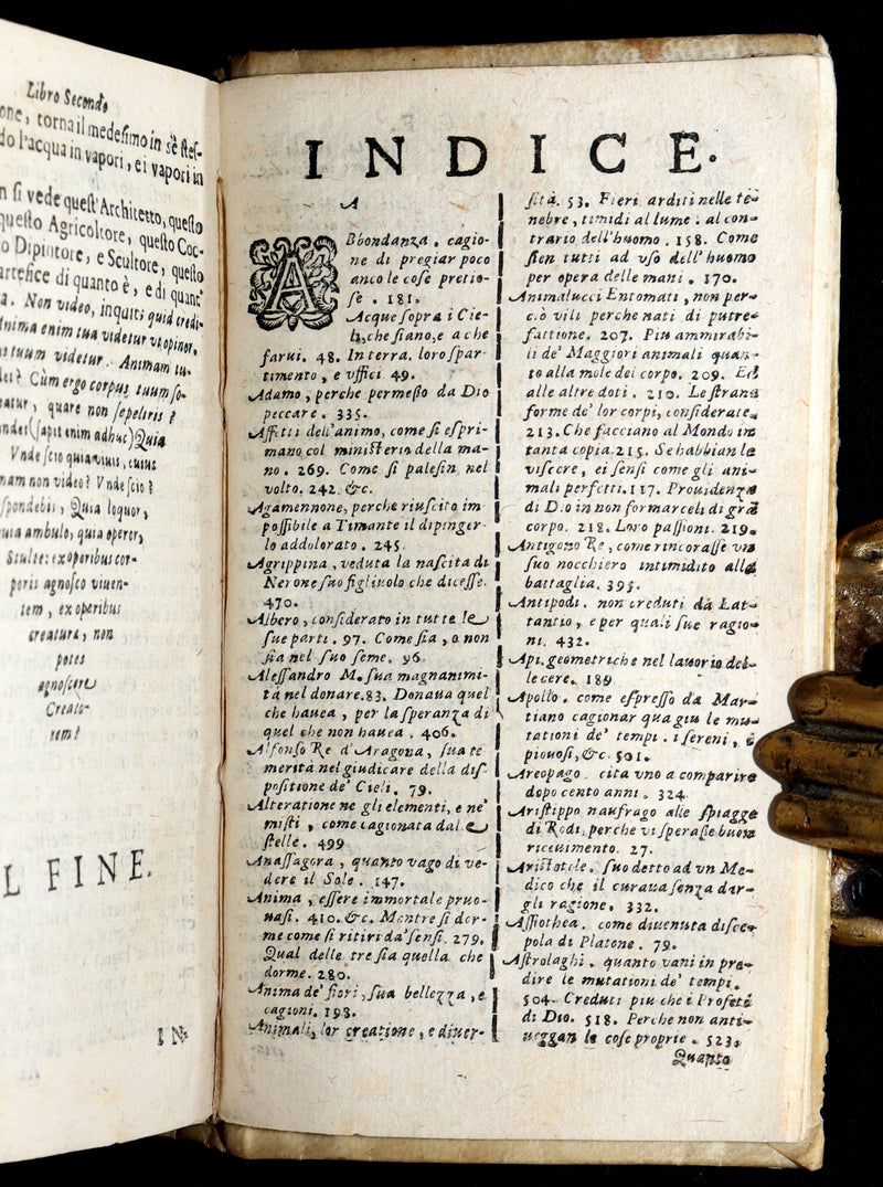 1660 Rare Italian Jesuit Philosophical Treatise - La Ricreatione del Savio