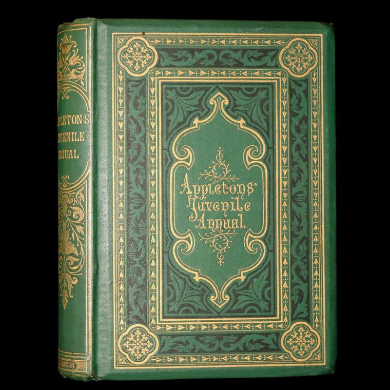 1869 Rare First Appleton’s Juvenile Annual – Illustrated Children’s Gift Book