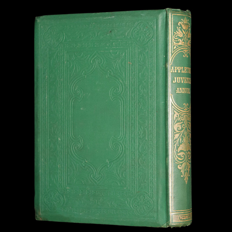 1869 Rare First Appleton’s Juvenile Annual – Illustrated Children’s Gift Book