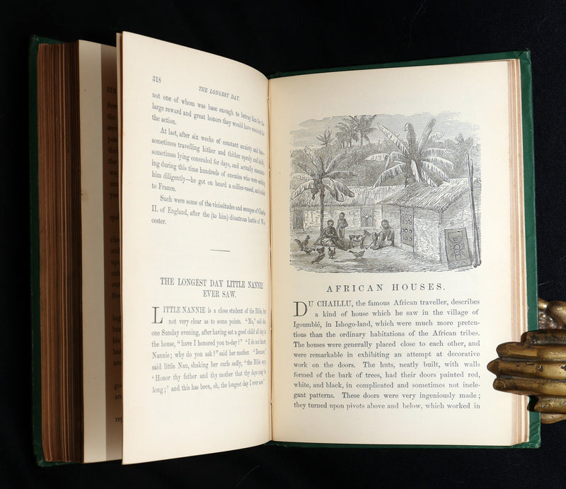 1869 Rare First Appleton’s Juvenile Annual – Illustrated Children’s Gift Book