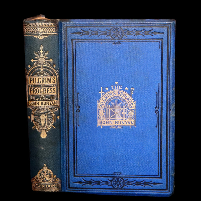 1880 Rare Color Illustrated Edition – The Pilgrim’s Progress by John Bunyan