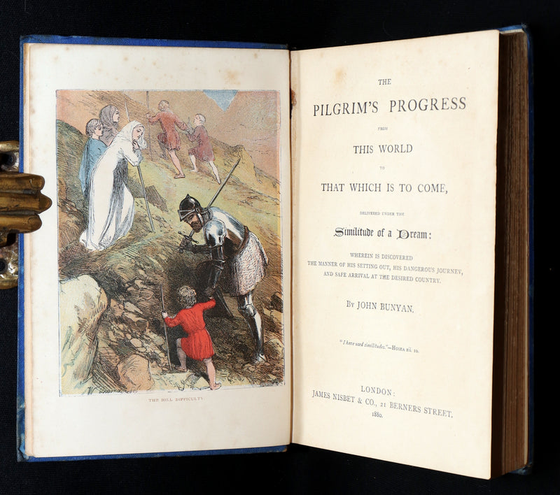 1880 Rare Color Illustrated Edition – The Pilgrim’s Progress by John Bunyan