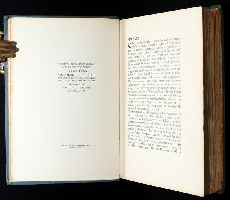 1914 First Edition - Hero Tales and Legends of the Serbians, Color Illustrated