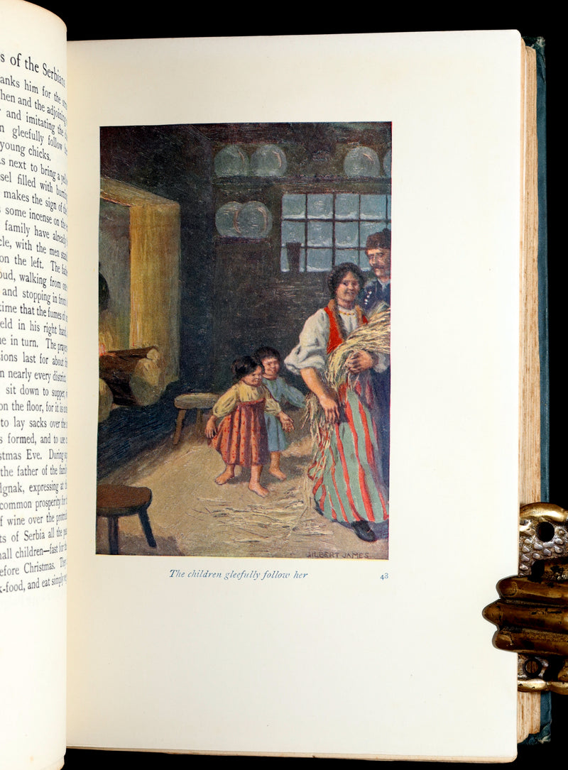 1914 First Edition - Hero Tales and Legends of the Serbians, Color Illustrated
