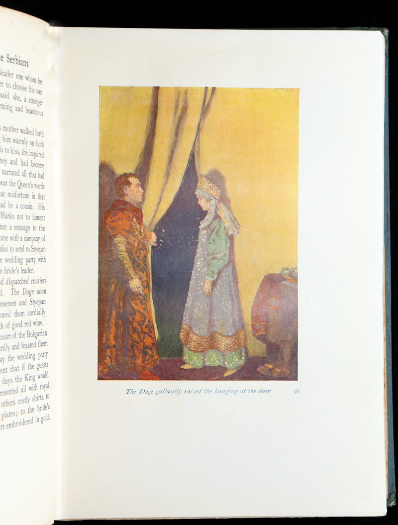 1914 First Edition - Hero Tales and Legends of the Serbians, Color Illustrated