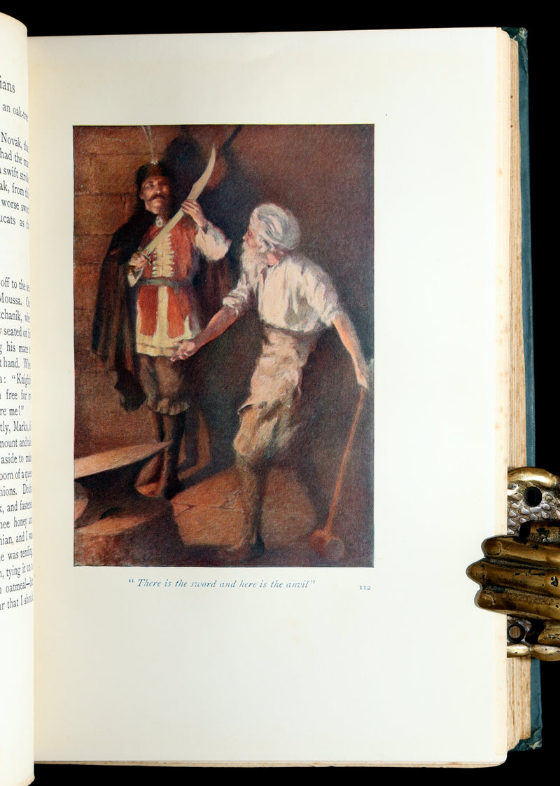 1914 First Edition - Hero Tales and Legends of the Serbians, Color Illustrated