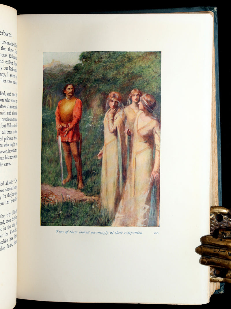 1914 First Edition - Hero Tales and Legends of the Serbians, Color Illustrated