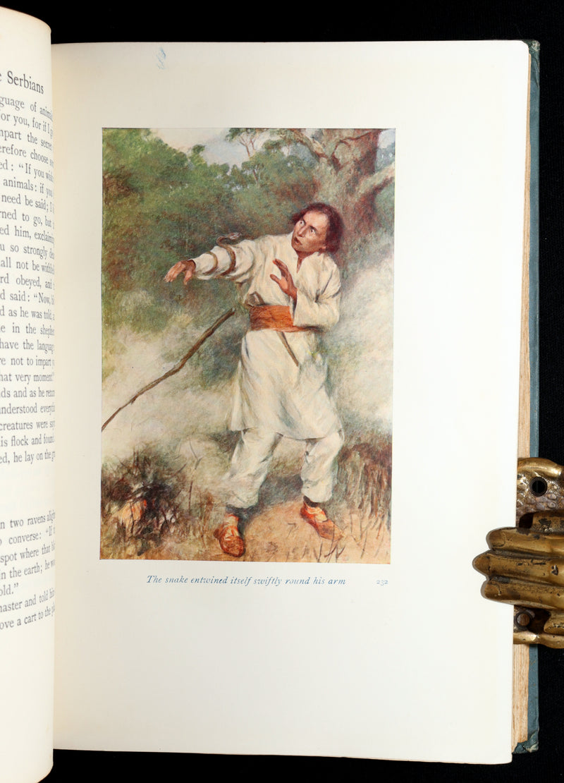 1914 First Edition - Hero Tales and Legends of the Serbians, Color Illustrated