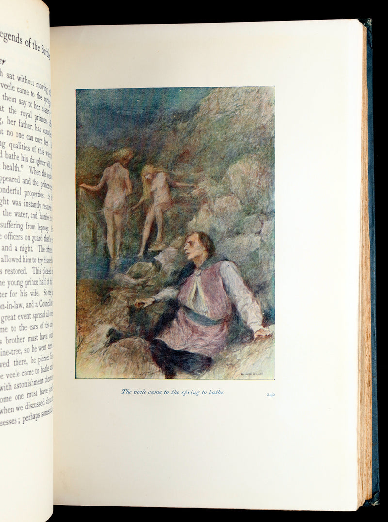 1914 First Edition - Hero Tales and Legends of the Serbians, Color Illustrated