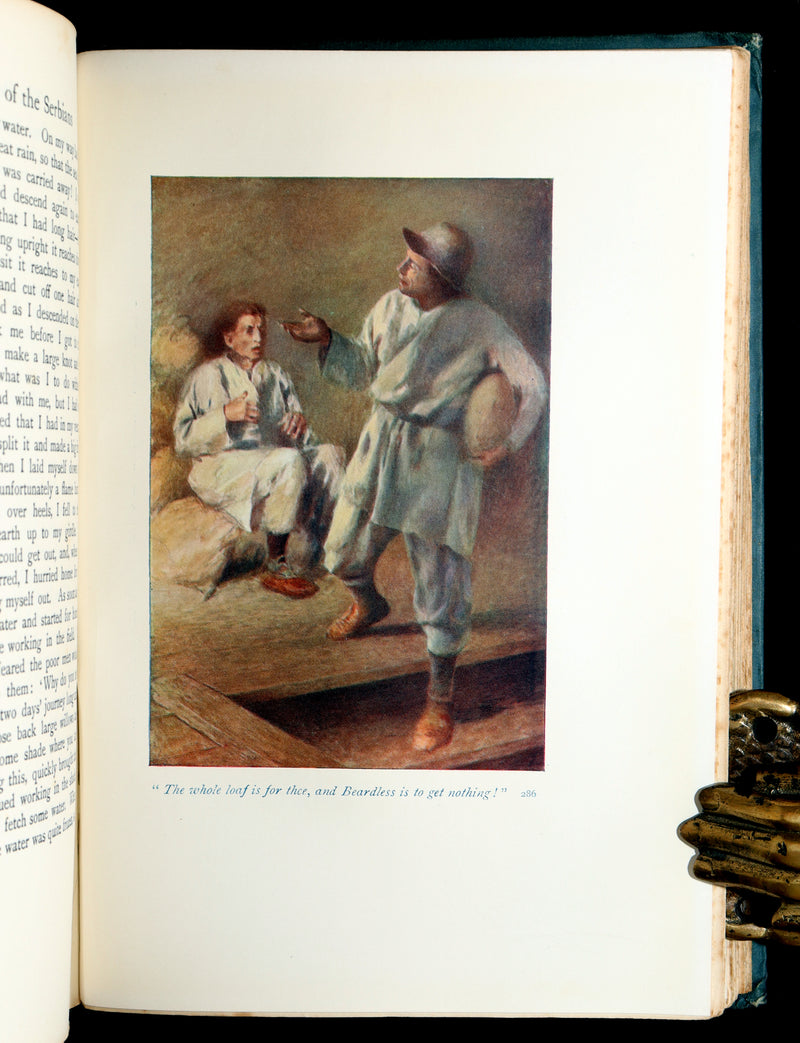 1914 First Edition - Hero Tales and Legends of the Serbians, Color Illustrated