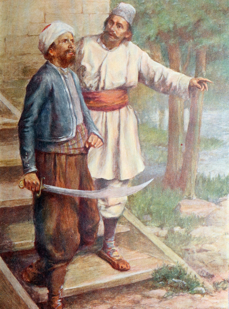1914 First Edition - Hero Tales and Legends of the Serbians, Color Illustrated