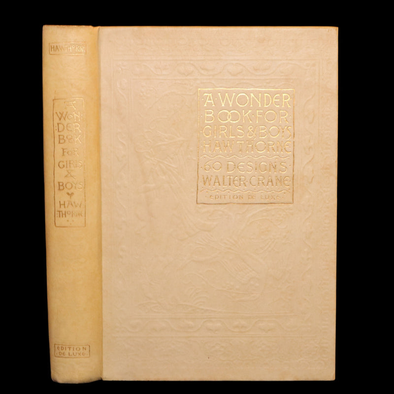 1893 Rare De Luxe Limited Edition - A Wonder Book Illustrated by Walter Crane