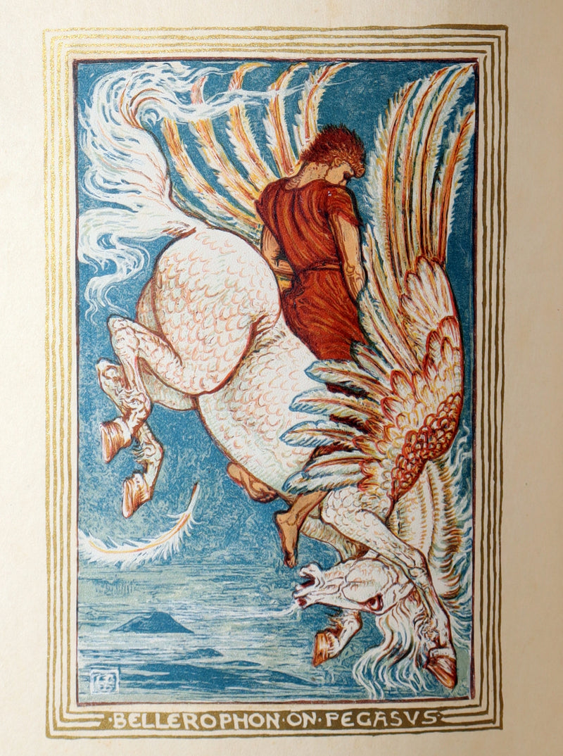 1893 Rare De Luxe Limited Edition - A Wonder Book Illustrated by Walter Crane