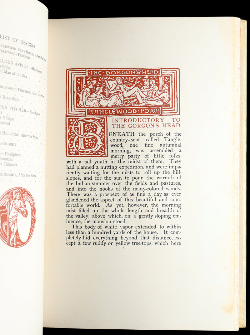 1893 Rare De Luxe Limited Edition - A Wonder Book Illustrated by Walter Crane
