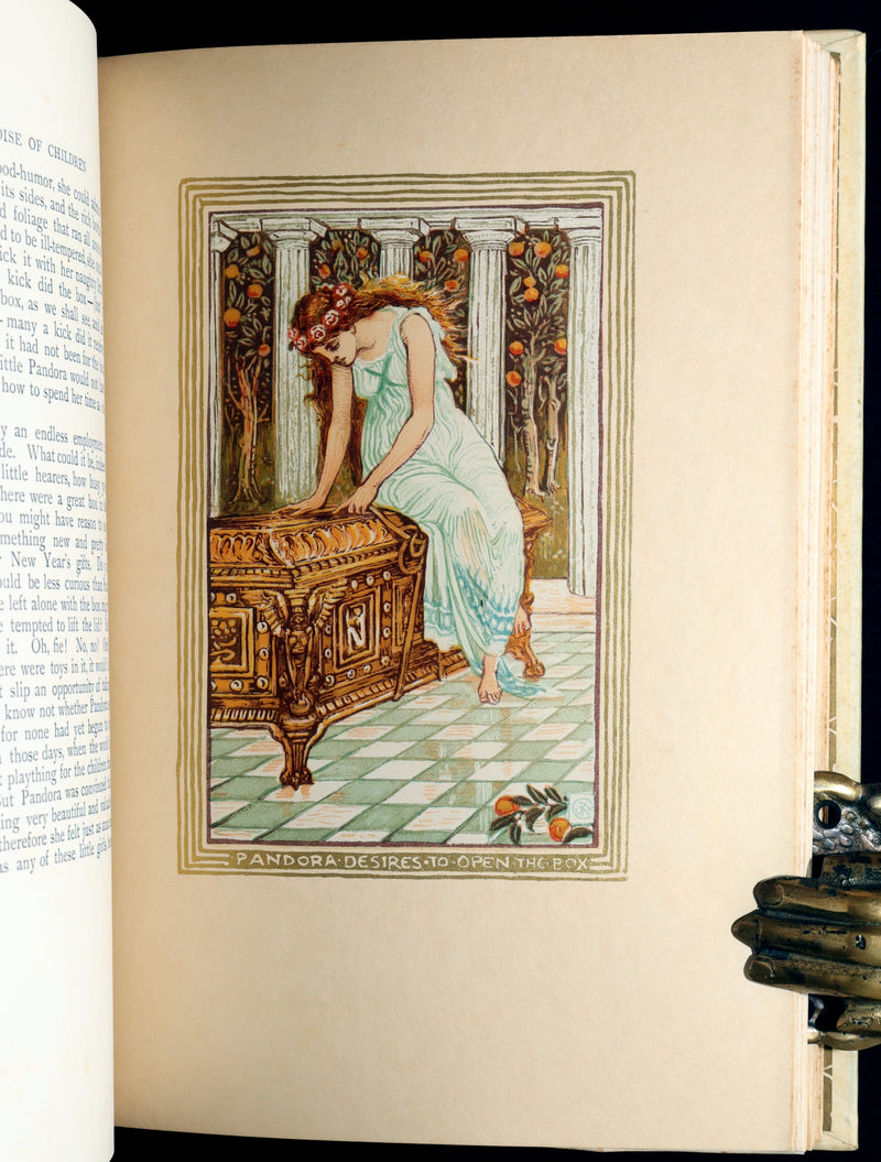 1893 Rare De Luxe Limited Edition - A Wonder Book Illustrated by Walter Crane