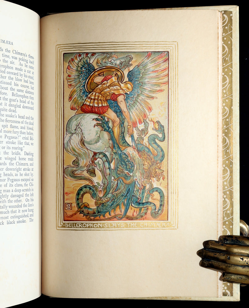 1893 Rare De Luxe Limited Edition - A Wonder Book Illustrated by Walter Crane