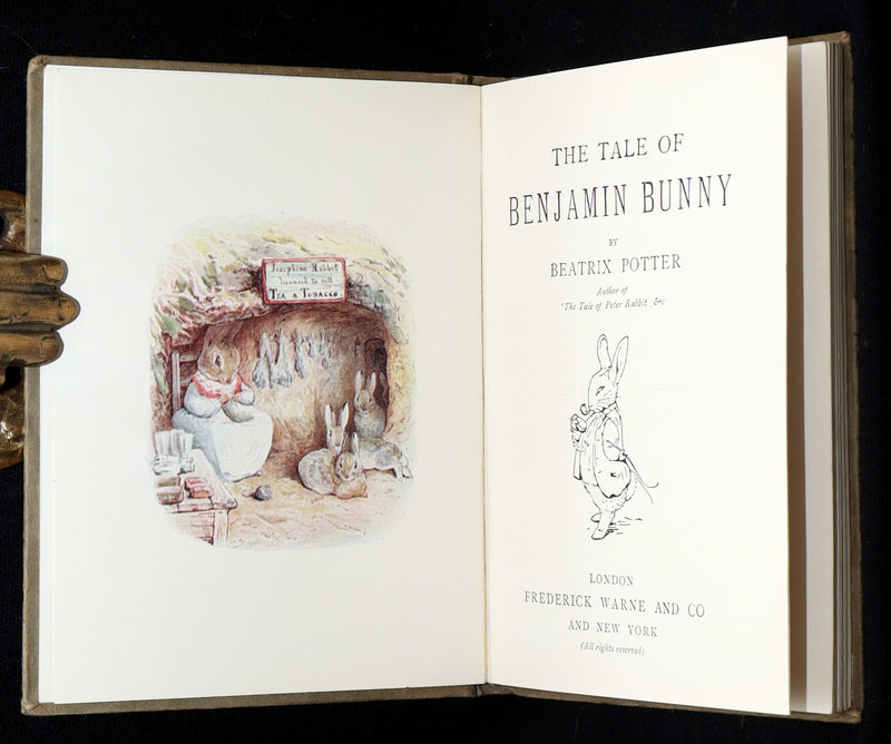 1907 Rare Early Printing – The Tale of Benjamin Bunny by Beatrix Potter