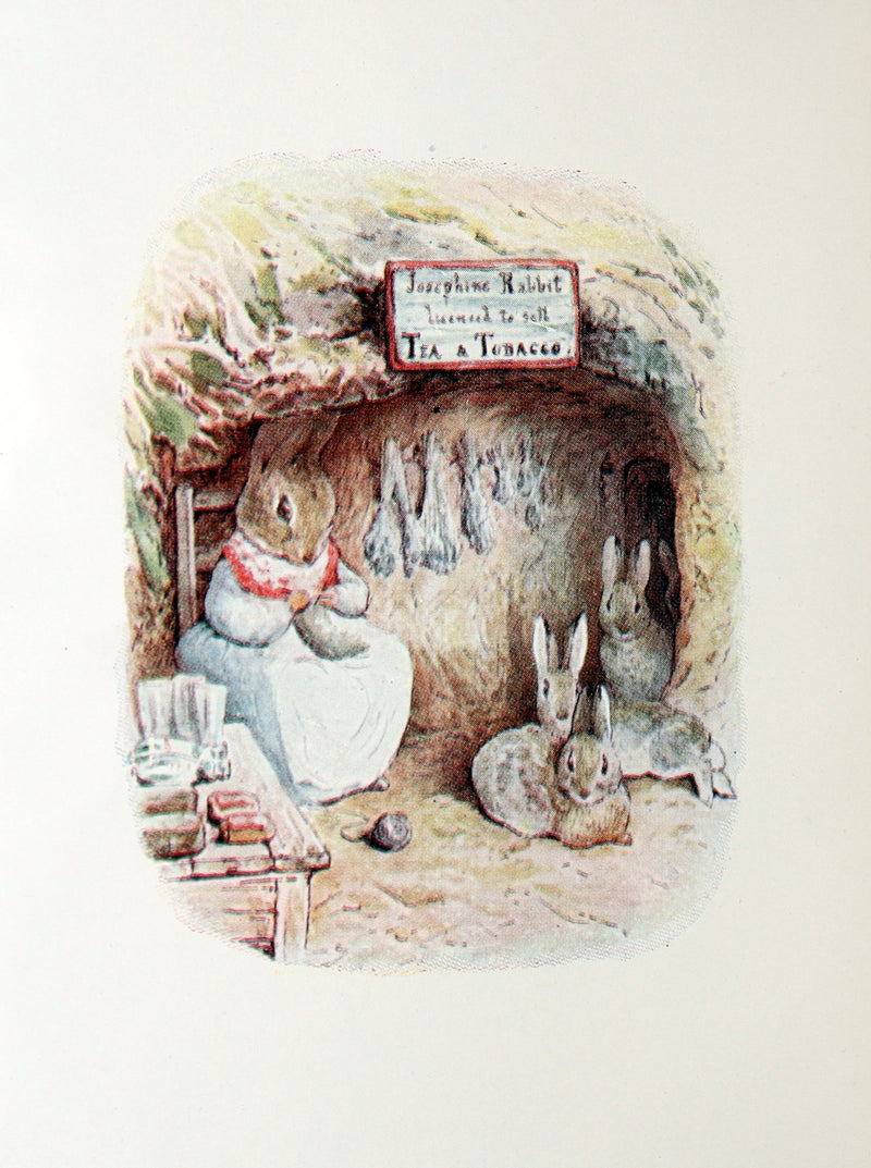 1907 Rare Early Printing – The Tale of Benjamin Bunny by Beatrix Potter