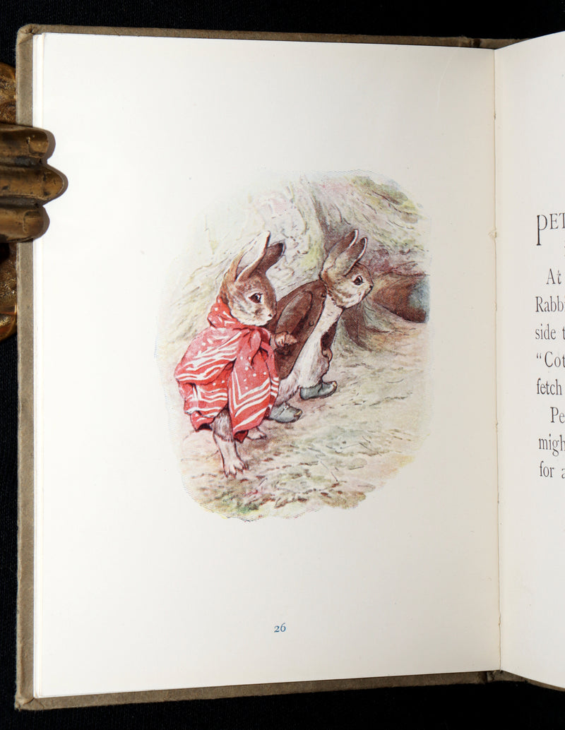 1907 Rare Early Printing – The Tale of Benjamin Bunny by Beatrix Potter