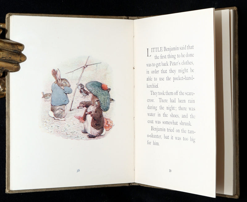 1907 Rare Early Printing – The Tale of Benjamin Bunny by Beatrix Potter