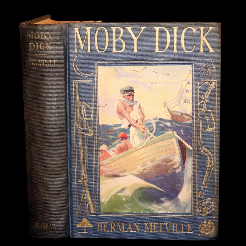 1920 Rare First Illustrated Edition by Charles O. Golden - Moby Dick