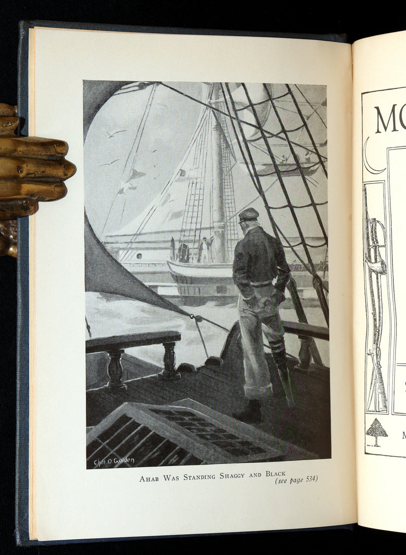 1920 Rare First Illustrated Edition by Charles O. Golden - Moby Dick