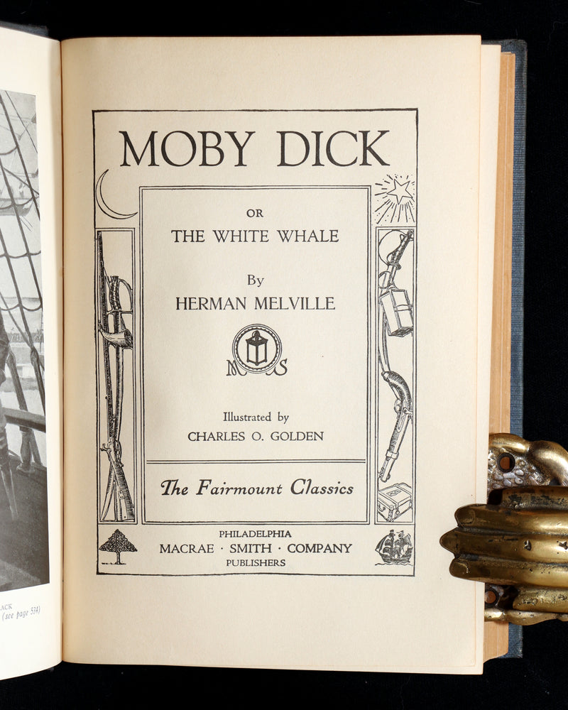 1920 Rare First Illustrated Edition by Charles O. Golden - Moby Dick