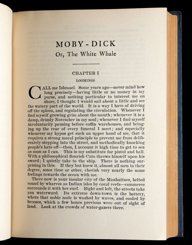 1920 Rare First Illustrated Edition by Charles O. Golden - Moby Dick