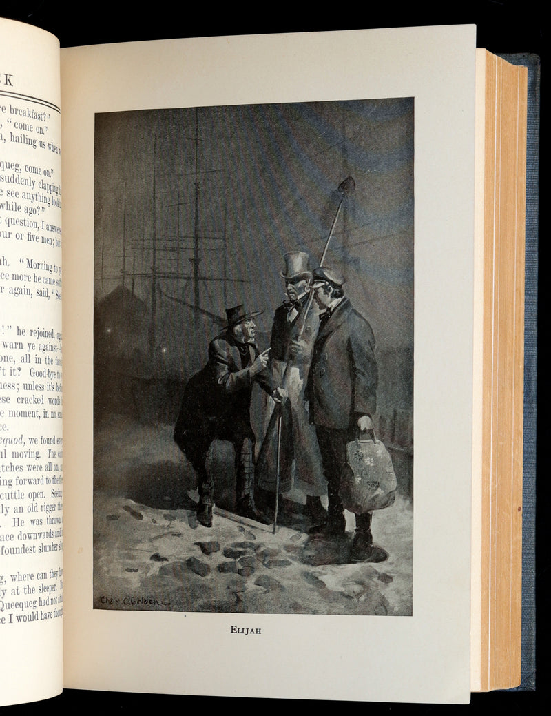 1920 Rare First Illustrated Edition by Charles O. Golden - Moby Dick