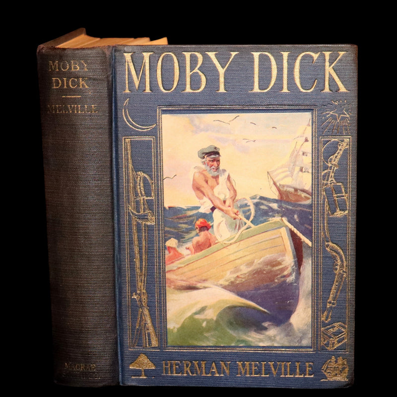 1920 Rare First Illustrated Edition by Charles O. Golden - Moby Dick