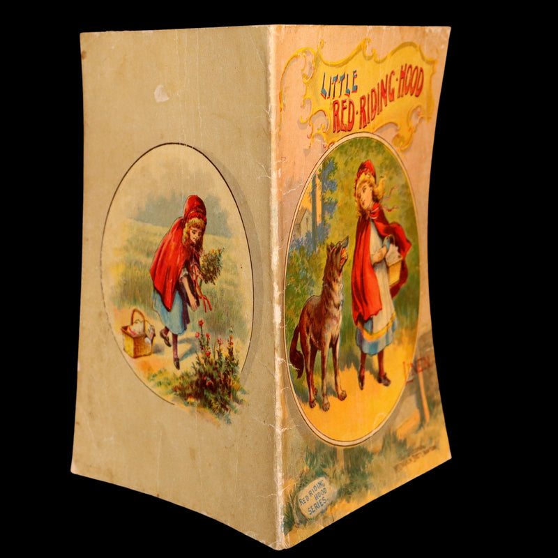 1896 Rare McLoughlin Bros Linen Edition – Little Red Riding Hood
