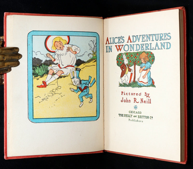 1908 Rare Edition Illustrated by John R Neill - Alice’s Adventures in Wonderland